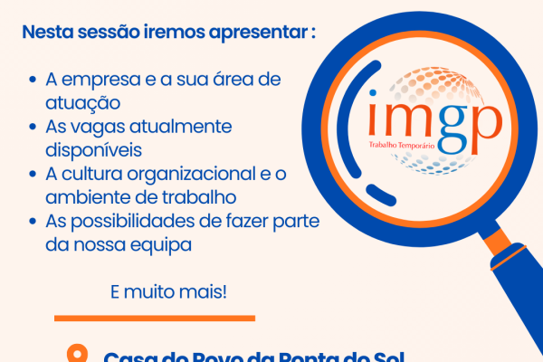 SESSÃO DE APRESENTAÇÃO IMGP | PONTA DO SOL