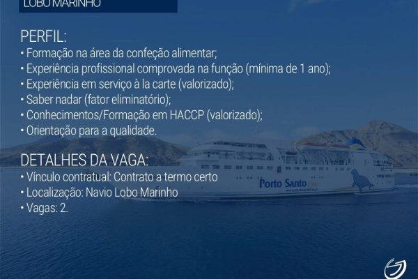 PORTO SANTO LINE | OFERTA DE EMPREGO