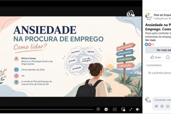 LIVE – ANSIEDADE NA PROCURA DE EMPREGO: COMO LIDAR?