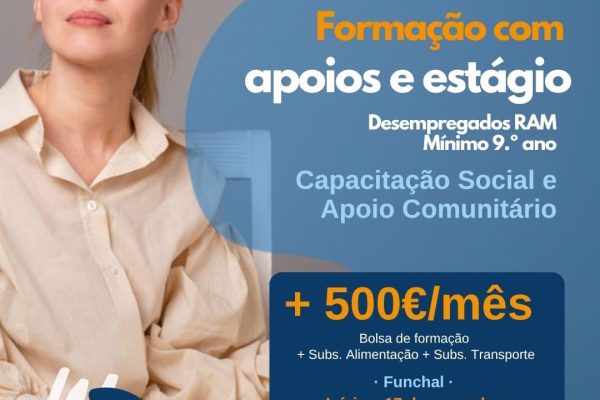 FORMAÇÃO “CAPACITAÇÃO SOCIAL E APOIO COMUNITÁRIO” | ESTRATÉGIA INTEGRADA
